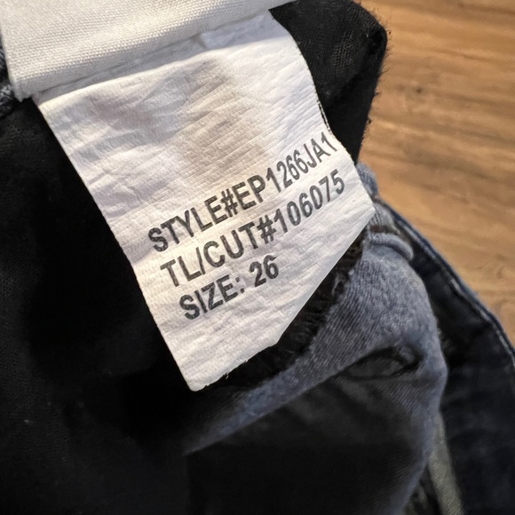 STS Blue flare bell bottom jeans sz 26 - Picture 4 of 5